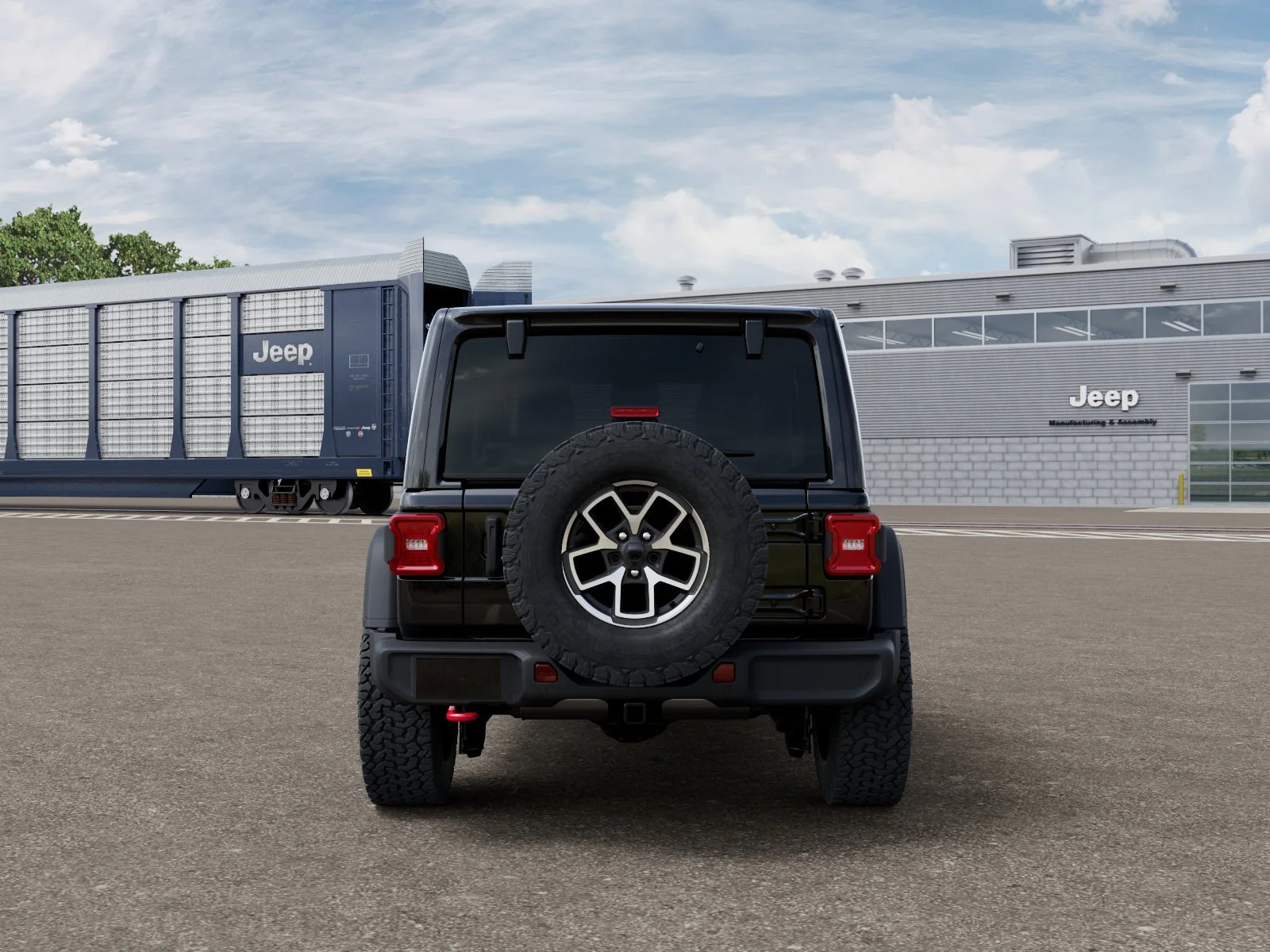 New 2026 Black Clear-Coat Exterior Paint Jeep Rubicon image 7
