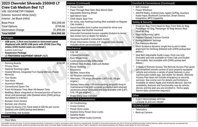 Used 2023 Summit White Chevrolet LT image 5