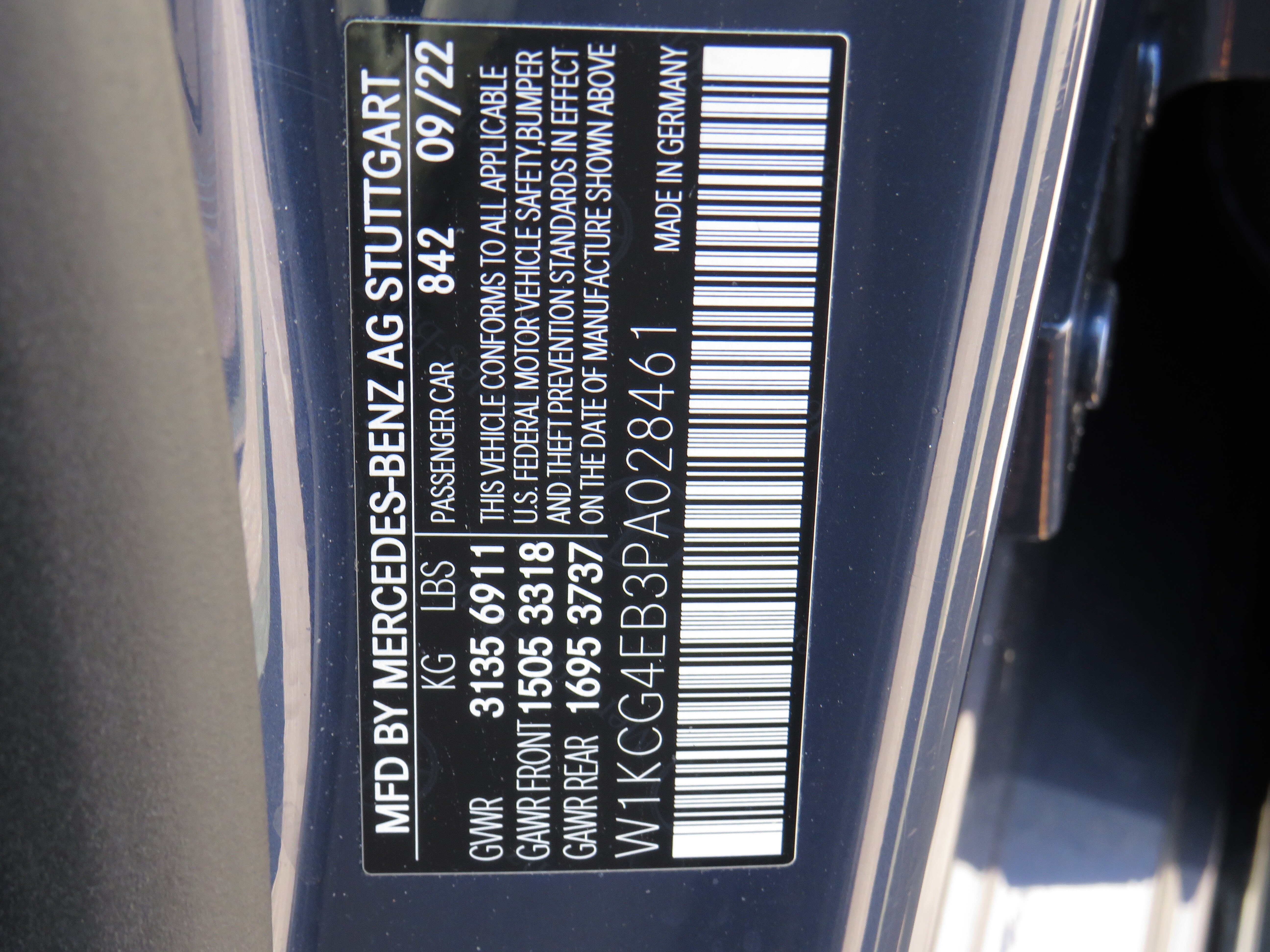 Certified Used 2023 Twilight Blue Metallic Mercedes-Benz EQS 580 4MATIC® image 7