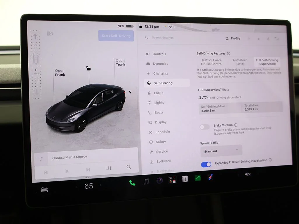 Used 2025 Stealth Gray Tesla Long Range image 47