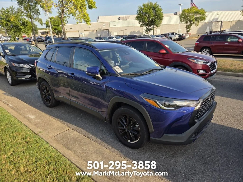 Used 2022 Blue Toyota LE image 2
