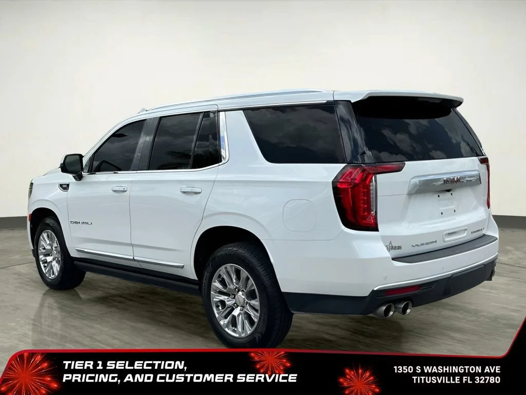 Used 2021 WHITE FROST TRICOAT GMC Denali image 5