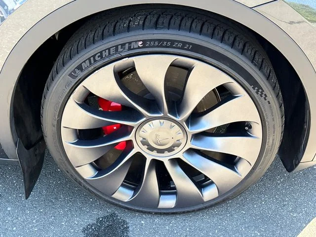 Used 2024 Gray Tesla Performance image 7