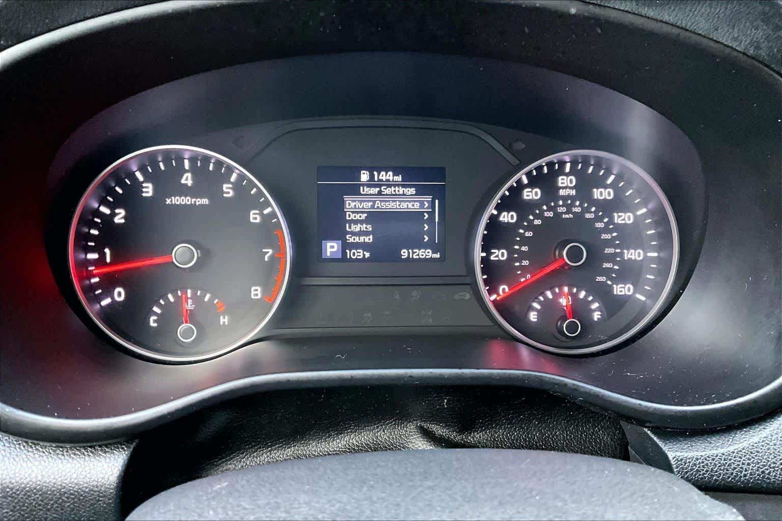 Used 2020 Black Cherry Pearl Kia LX image 24