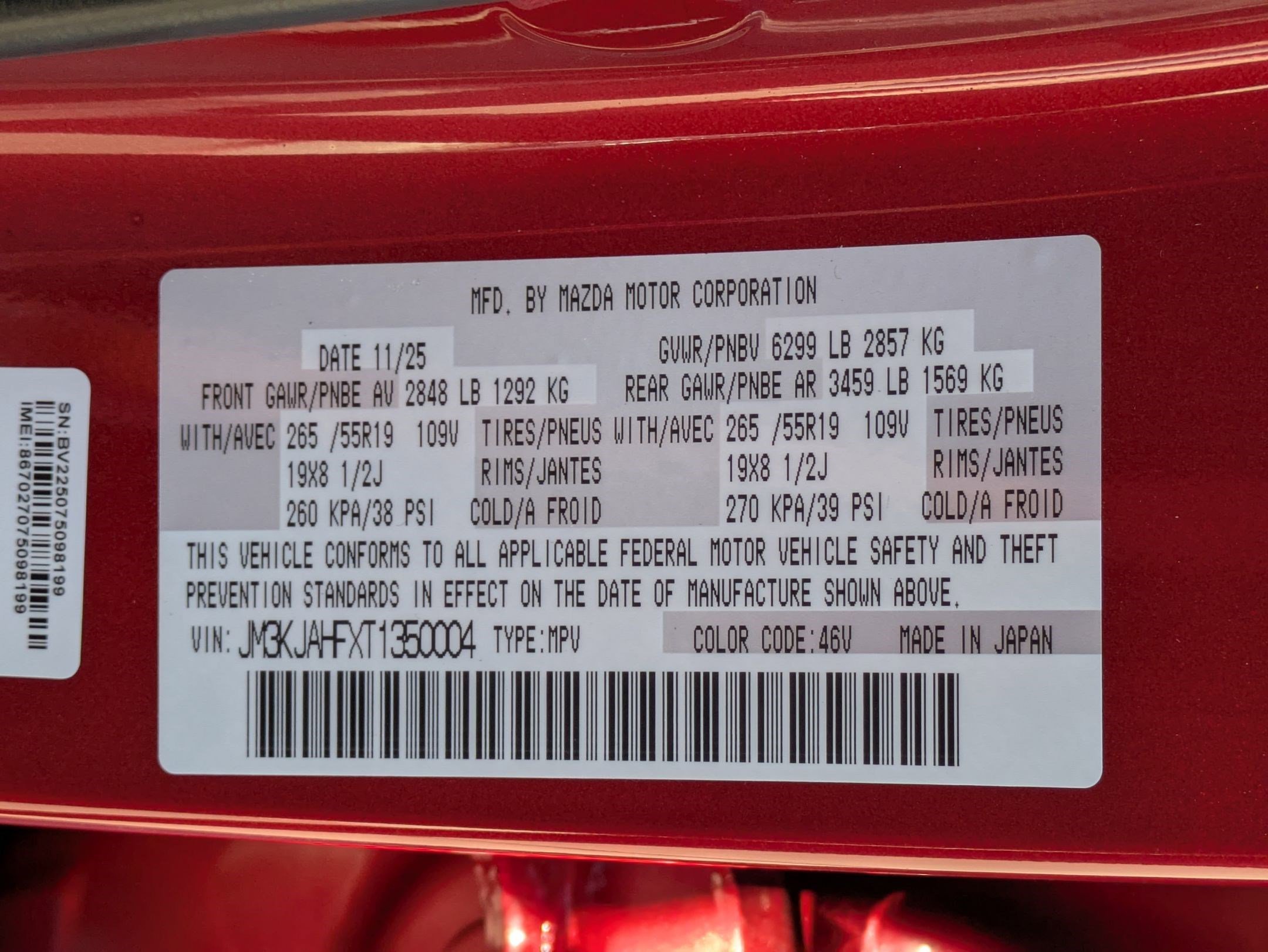 New 2026 Soul Red Crystal Metallic Mazda SC AWD image 21