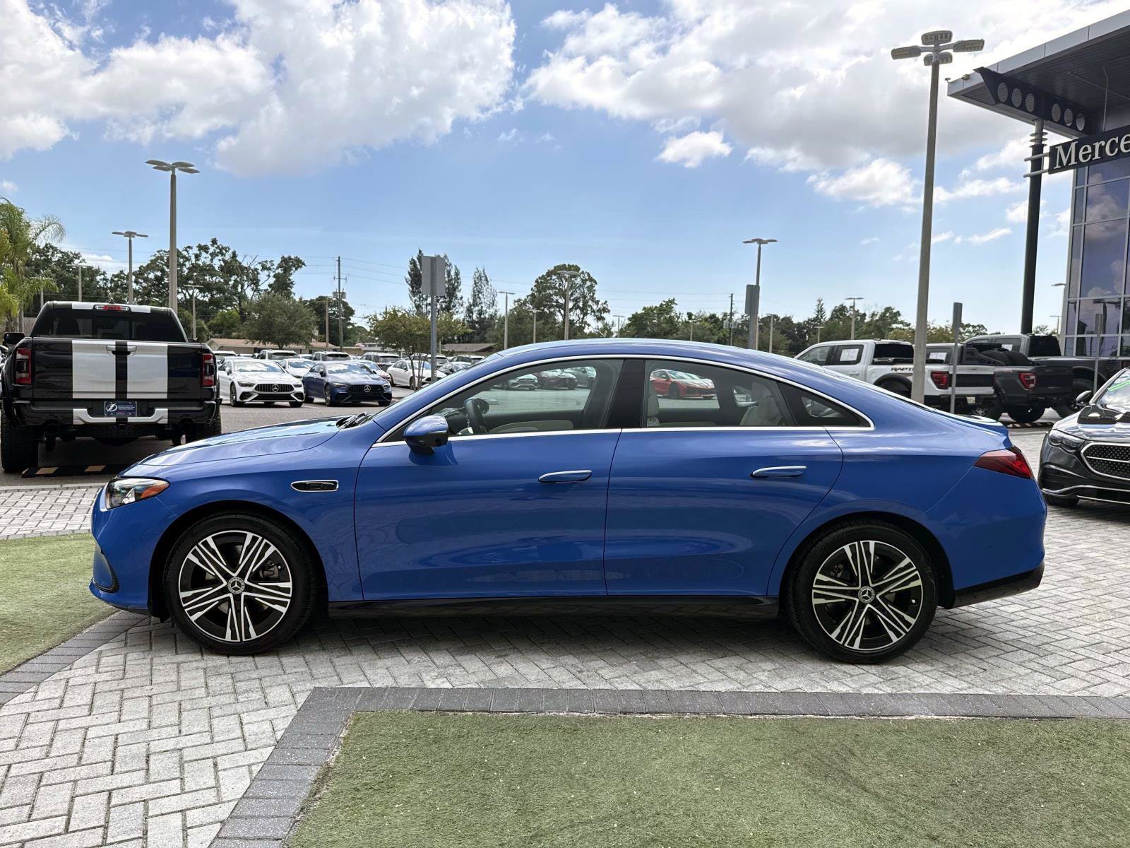 New 2027 Sky Blue Metallic Mercedes-Benz 350 Electric 4MATIC® image 3