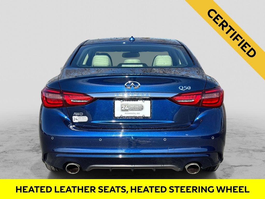 Certified Used 2023 Blue INFINITI LUXE image 4