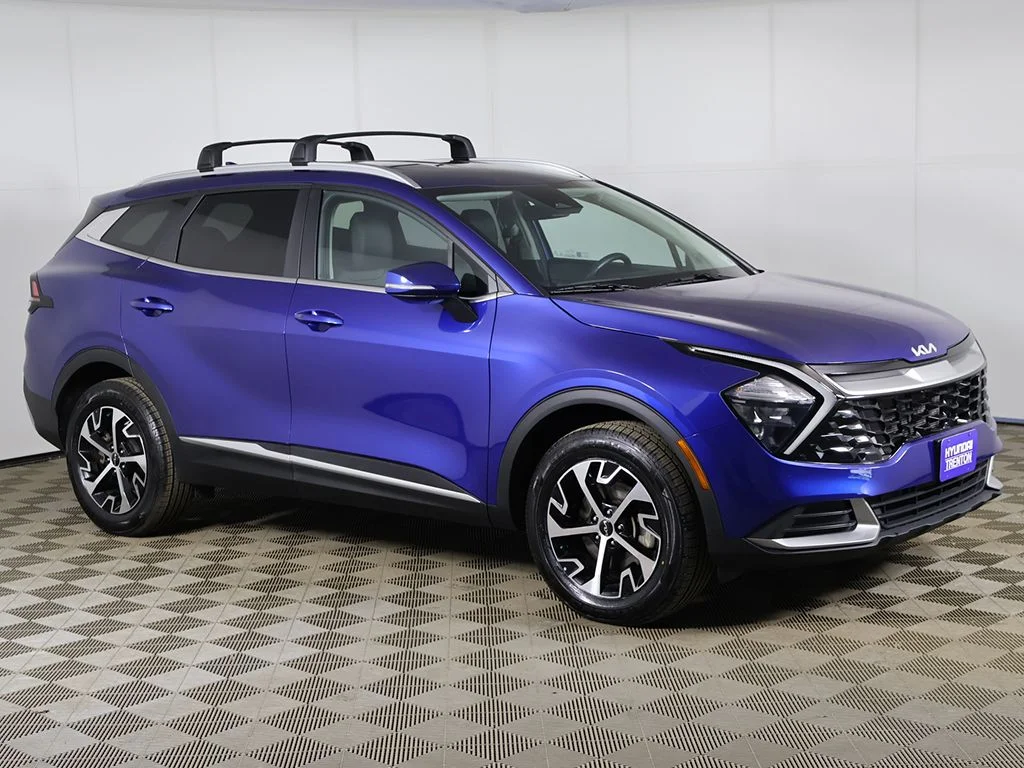Used 2023 Blue Kia EX image 2