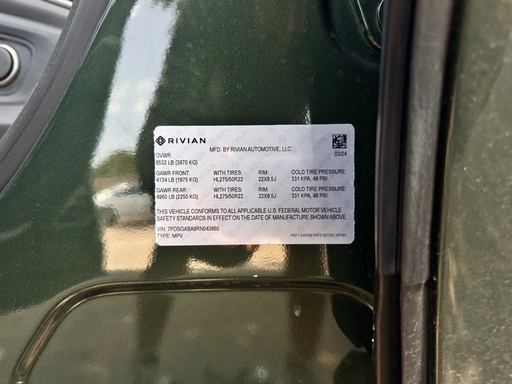 Used 2024 Green Rivian Adventure Quad Motor Large Pack image 28