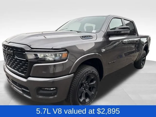 New 2026 Granite Crystal Metallic Clearcoat Ram Big Horn/Lone Star image 3