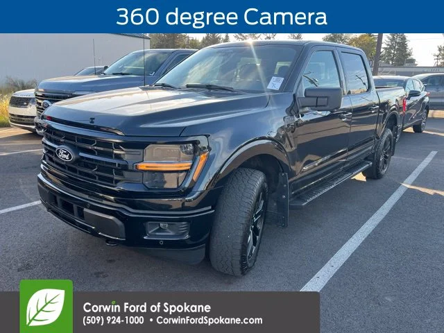 Used 2024 Agate Black Metallic Ford XLT image 2