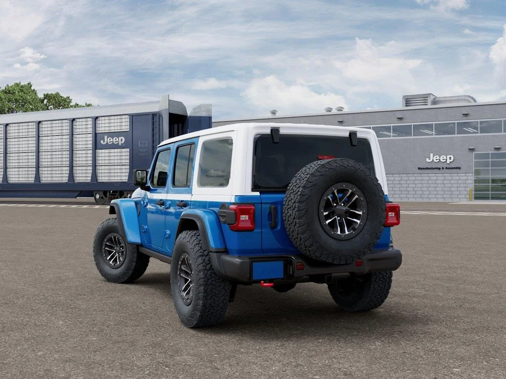 New 2026 Hydro Blue Pearl-Coat Exterior Paint Jeep Rubicon image 3