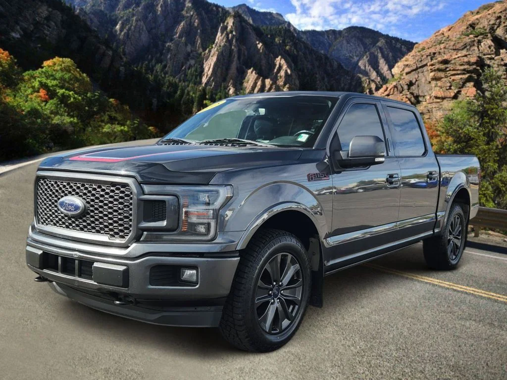 Used 2018 Gray Ford Lariat image 5