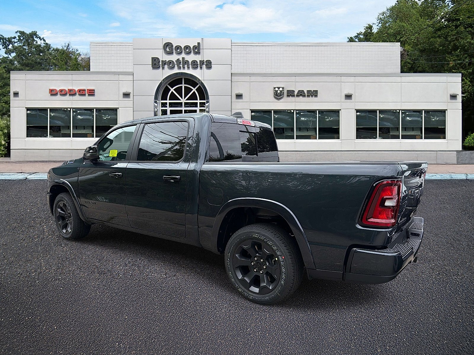 New 2027 Forged Blue Metallic Exterior Paint RAM Big Horn image 3