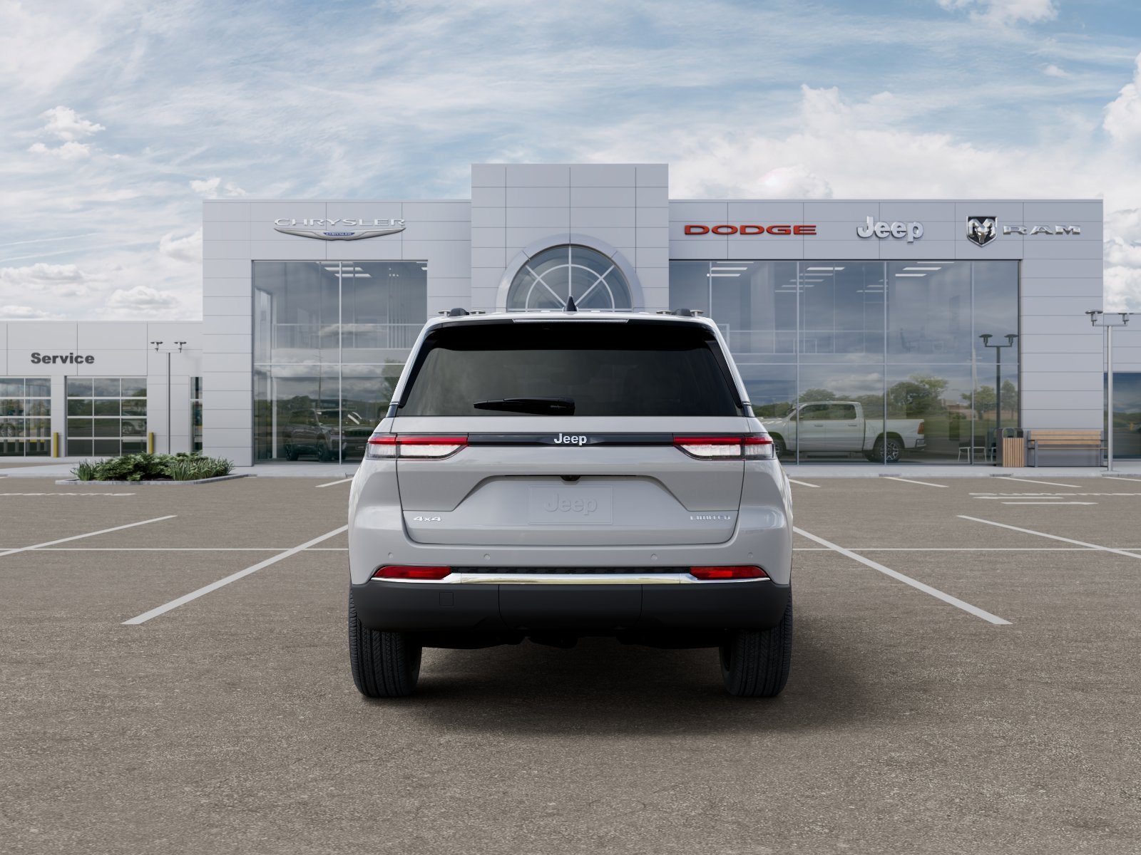 New 2026 Bright White Clear-Coat Exterior Paint Jeep Limited image 41