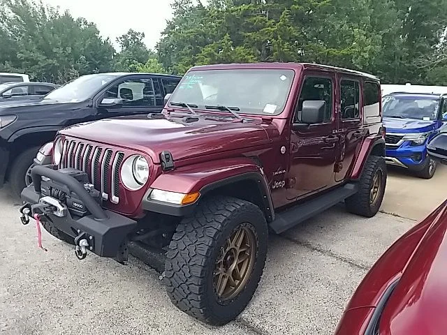 Used 2021 Red Jeep Unlimited Sahara image 13