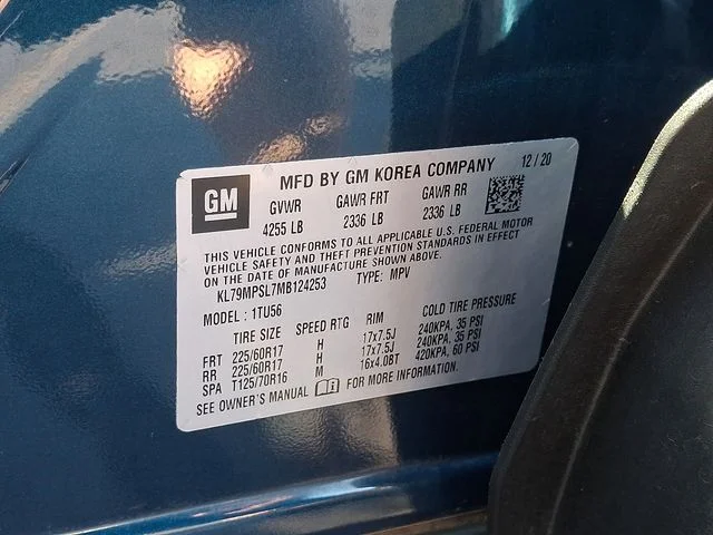 Used 2021 Blue Chevrolet LT image 26