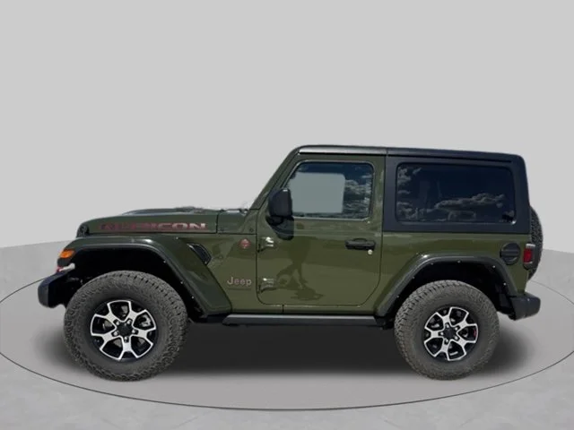 Certified Used 2021 Green Jeep Rubicon image 2