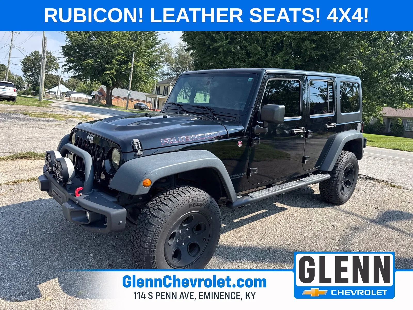 Used 2014 Jeep Wrangler Unlimited Rubicon with VIN 1C4HJWFGXEL267160 for sale in Eminence, KY