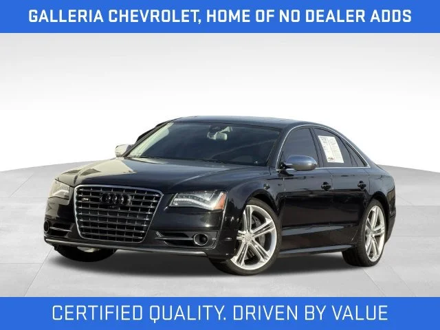 Used 2013 Audi S8 Base with VIN WAUD2AFD2DN018145 for sale in Farmers Branch, TX