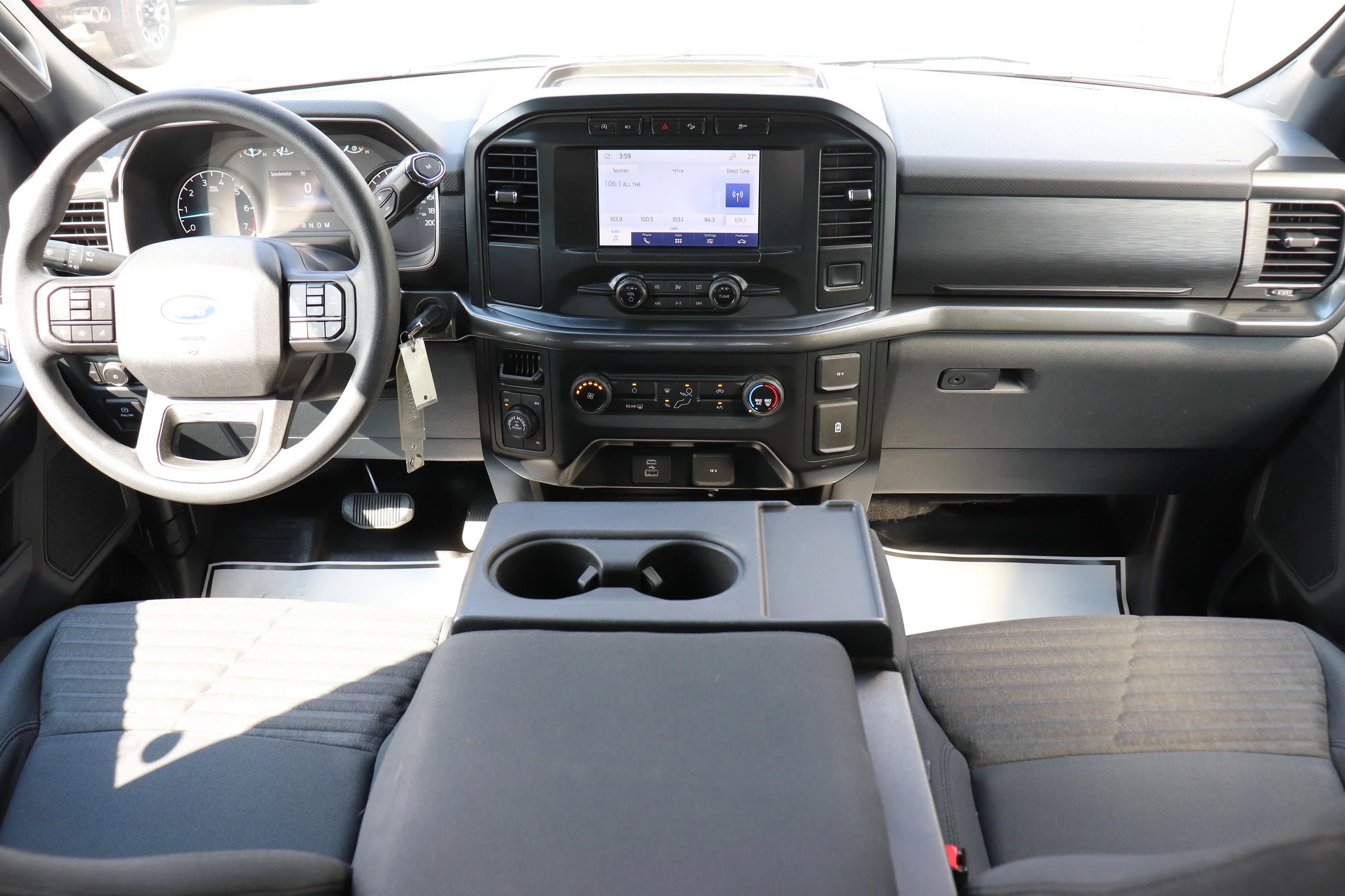 Used 2021 Black Ford XL 4WD SuperCrew 5.5