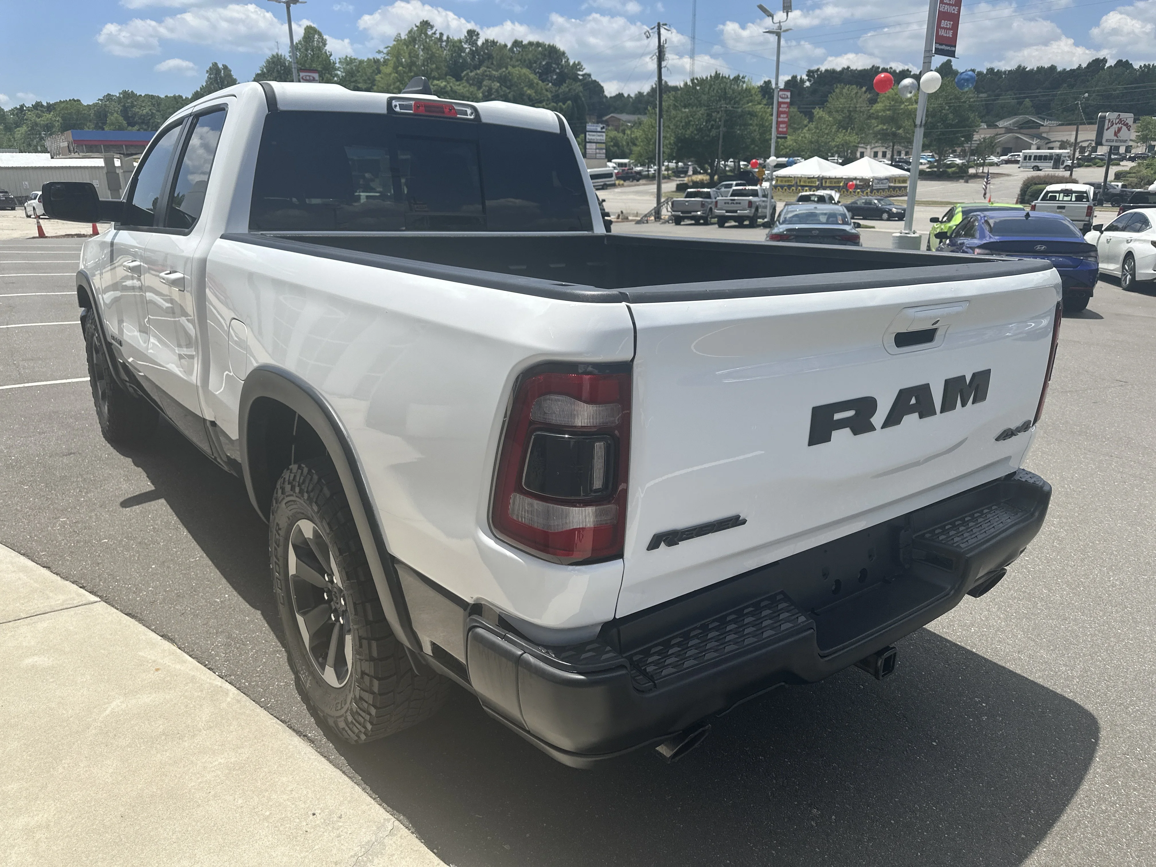 Used 2019 Bright White Clearcoat Ram Rebel image 6
