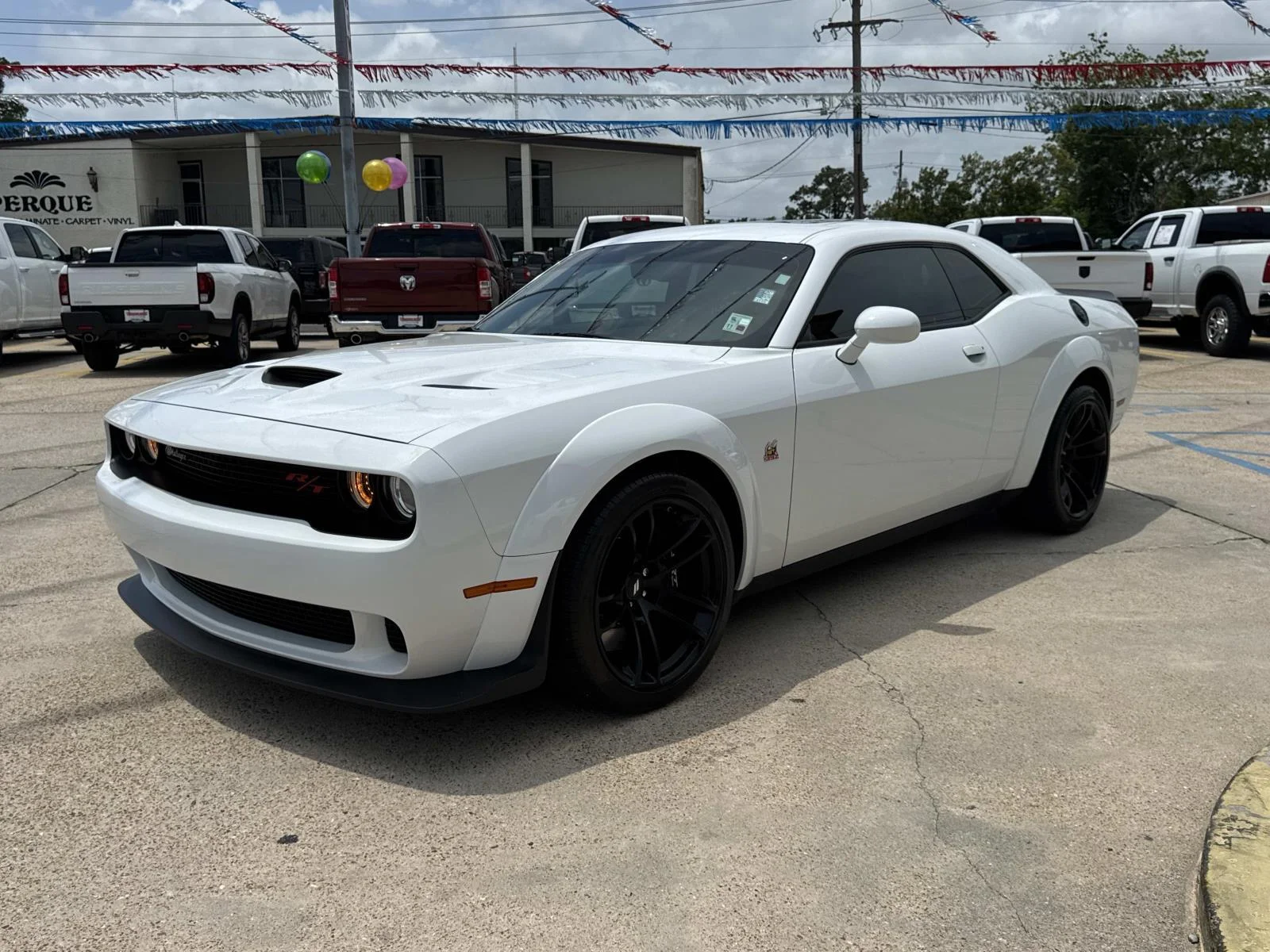 Used 2023 White Knuckle Clearcoat Dodge R/T Scat Pack Widebody image 3