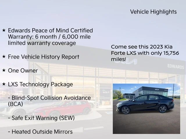 Certified Used 2023 Black Kia LXS image 11