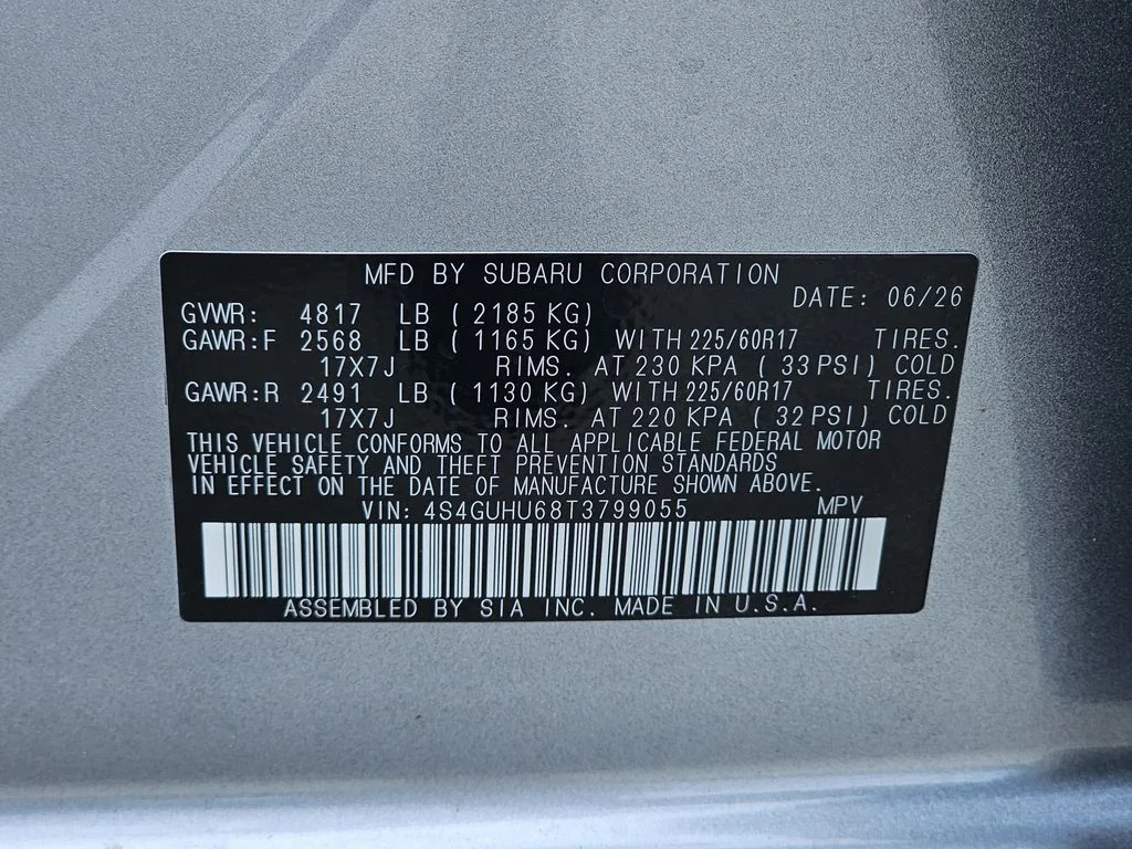 New 2026 ICE SILVER METALLIC Subaru Wilderness image 31