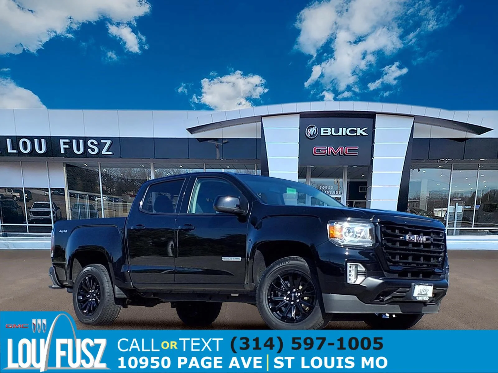 Used 2022 Onyx Black GMC 4WD Elevation image 1