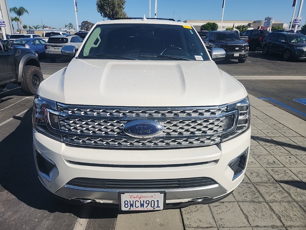 Used 2021 White Metallic Ford Platinum image 2