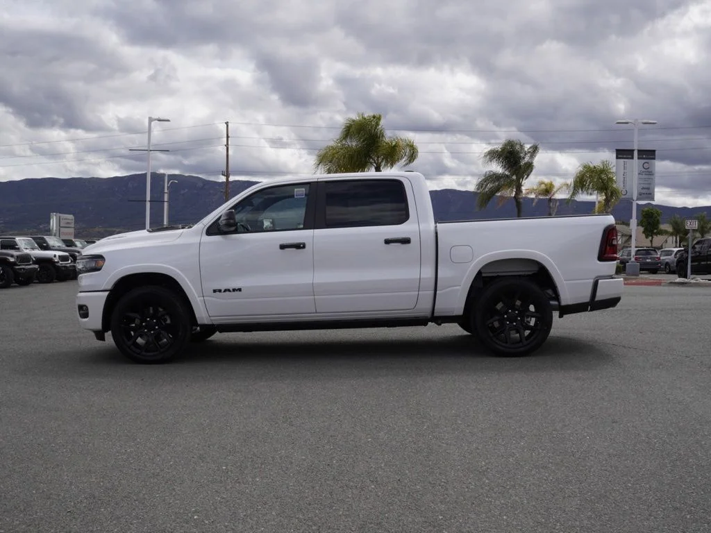 New 2026 Ivory White Tri-Coat Pearl-Coat Exterior Paint RAM Laramie image 6