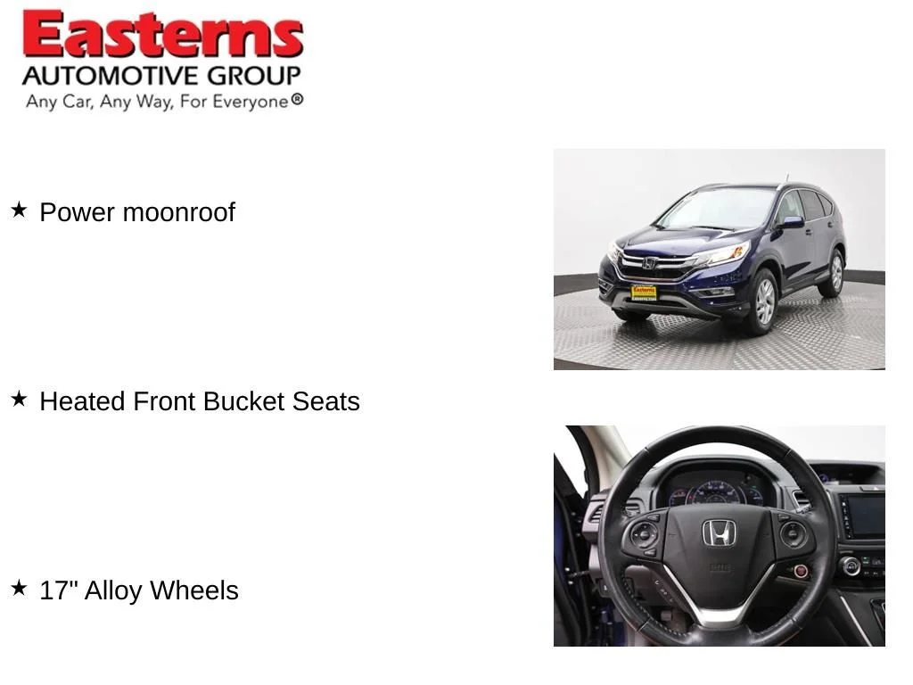 Used 2015 Blue Honda EX-L image 12