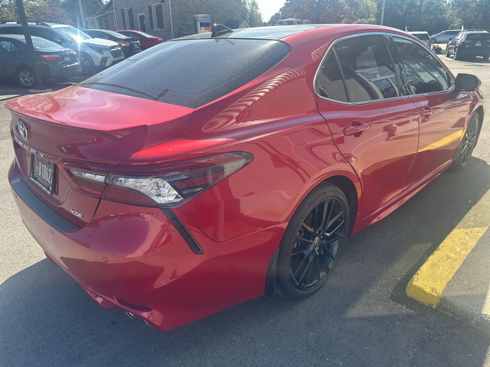 Used 2022 Supersonic Red Toyota XSE image 2