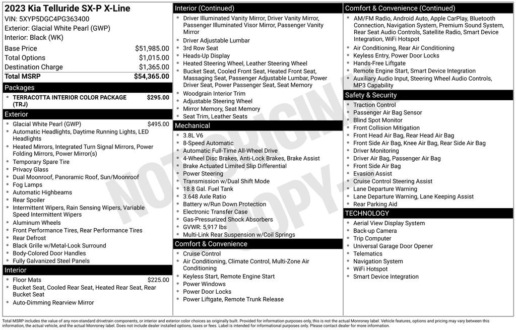 Used 2023 White Kia SX-Prestige X-Line image 9