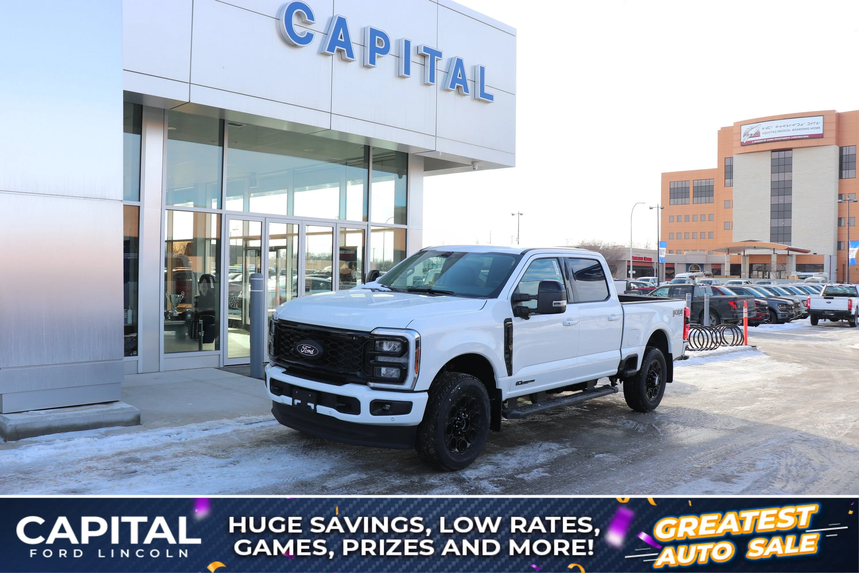 New 2026 Star White Metallic Tri-Coat Ford LARIAT image 1