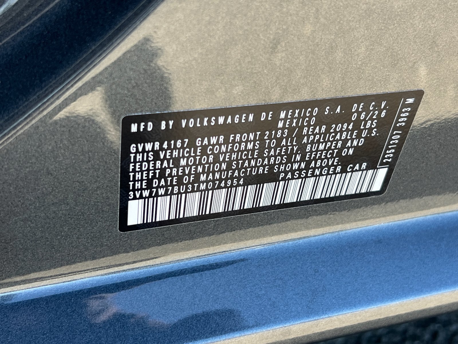 New 2026 Platinum Gray Metallic Volkswagen SE image 26
