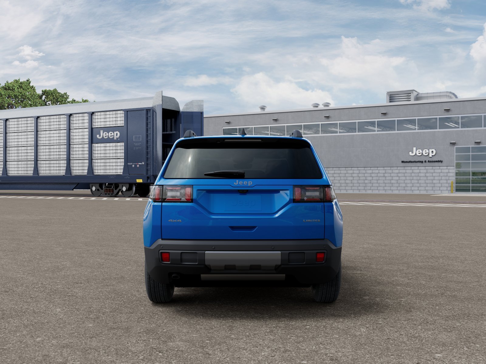 New 2026 Hydro Blue Pearl-Coat Exterior Paint Jeep Limited image 7