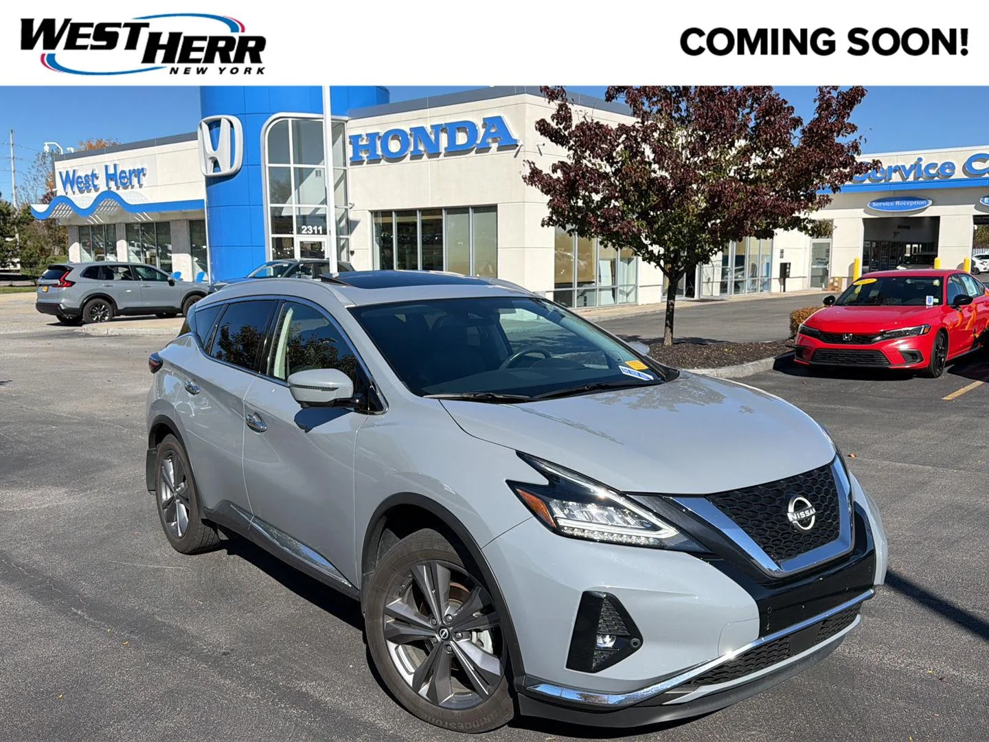 Used 2024 Boulder Gray Pearl Nissan Platinum image 1