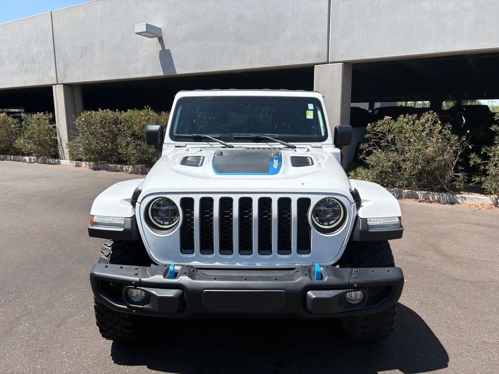 Used 2021 White Jeep Unlimited Rubicon 4xe image 5