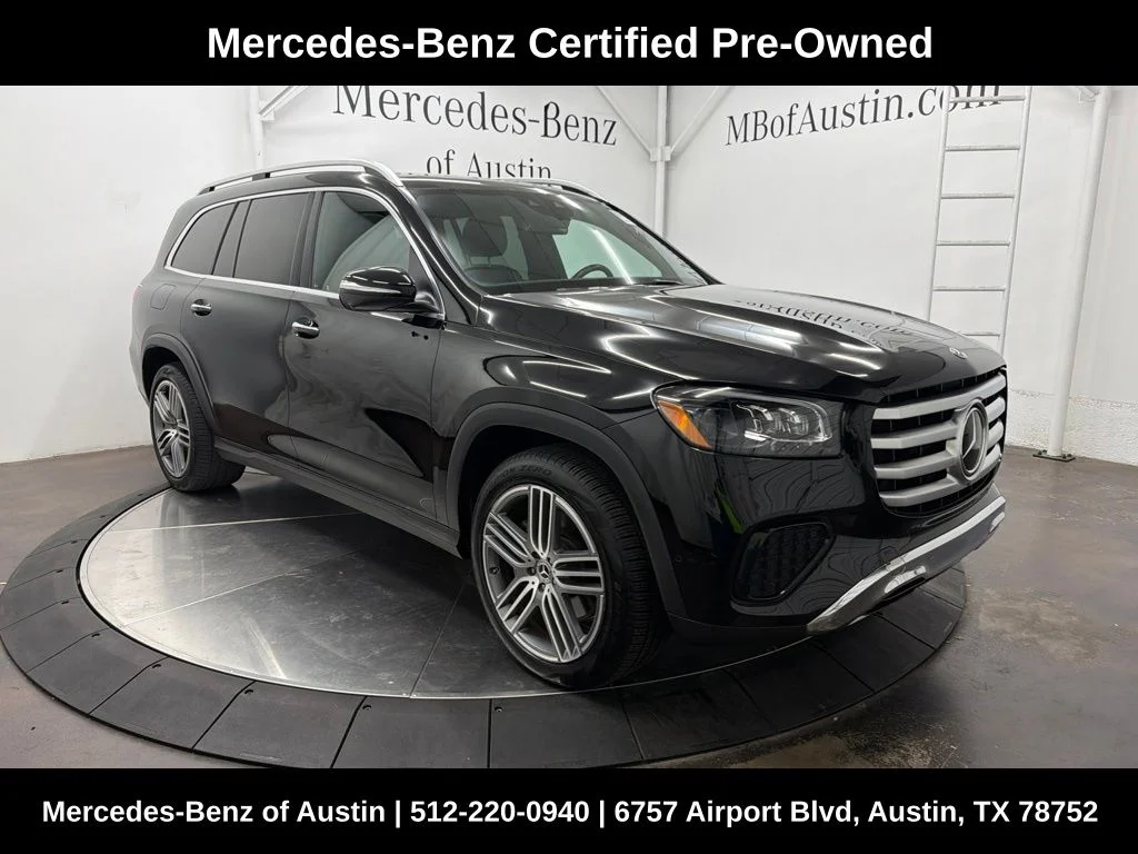 Certified Used 2024 Black Mercedes-Benz GLS 450 image 1