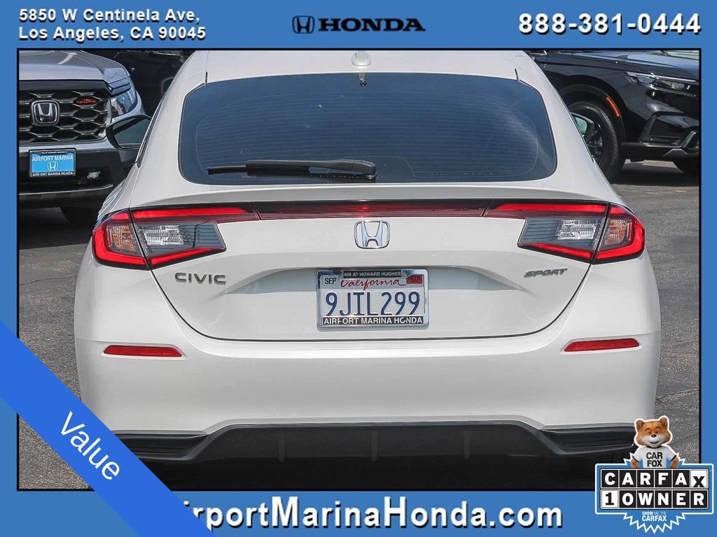 Used 2023 Platinum White Pearl Honda Sport image 9