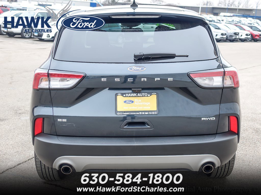 Certified Used 2022 Blue Metallic Ford SE image 5