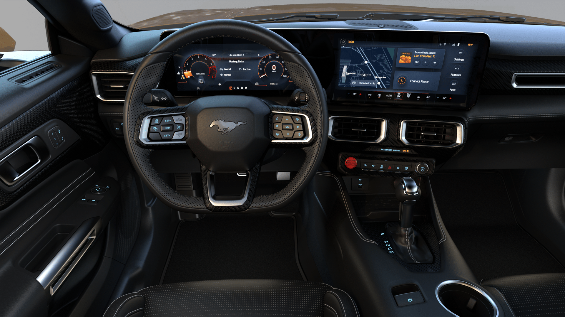 New 2026 Orange Fury Metallic Tri-coat Ford EcoBoost® Premium Fastback image 7