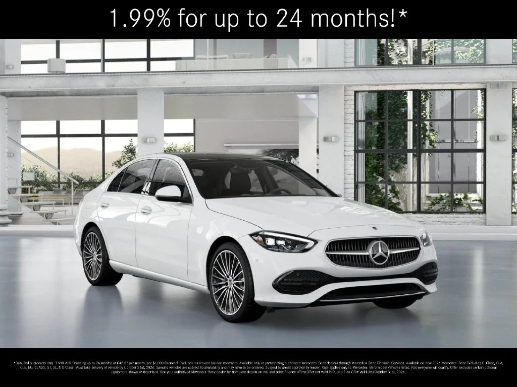 New 2026 Polar White Mercedes-Benz C 300 image 10