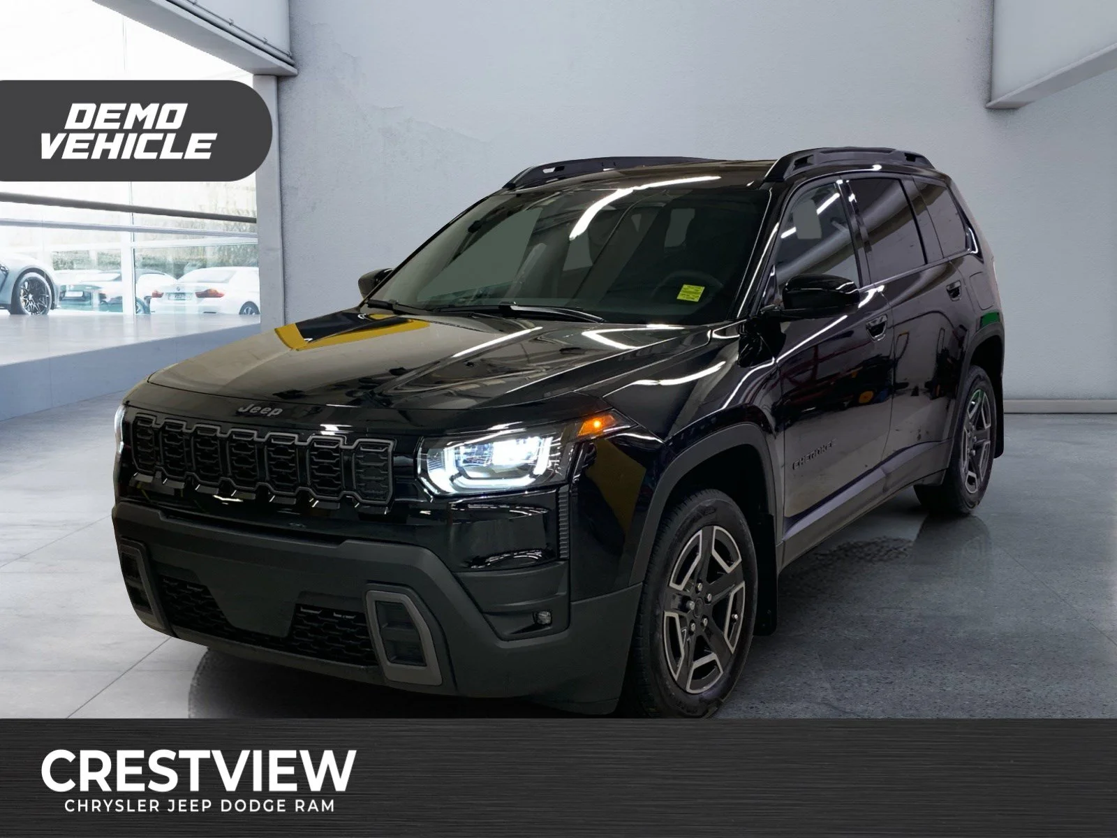 New 2026 Diamond Black Crystal Pearl Jeep Laredo image 1