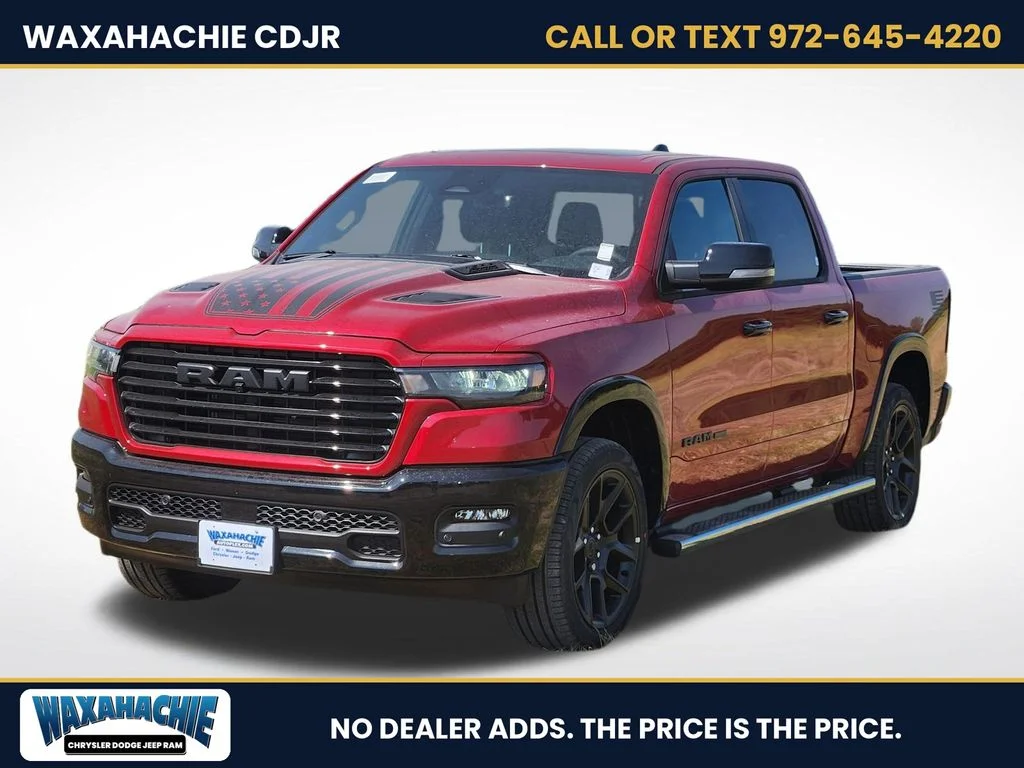 New 2026 Molten Red Pearl-Coat Exterior Paint RAM Laramie image 2