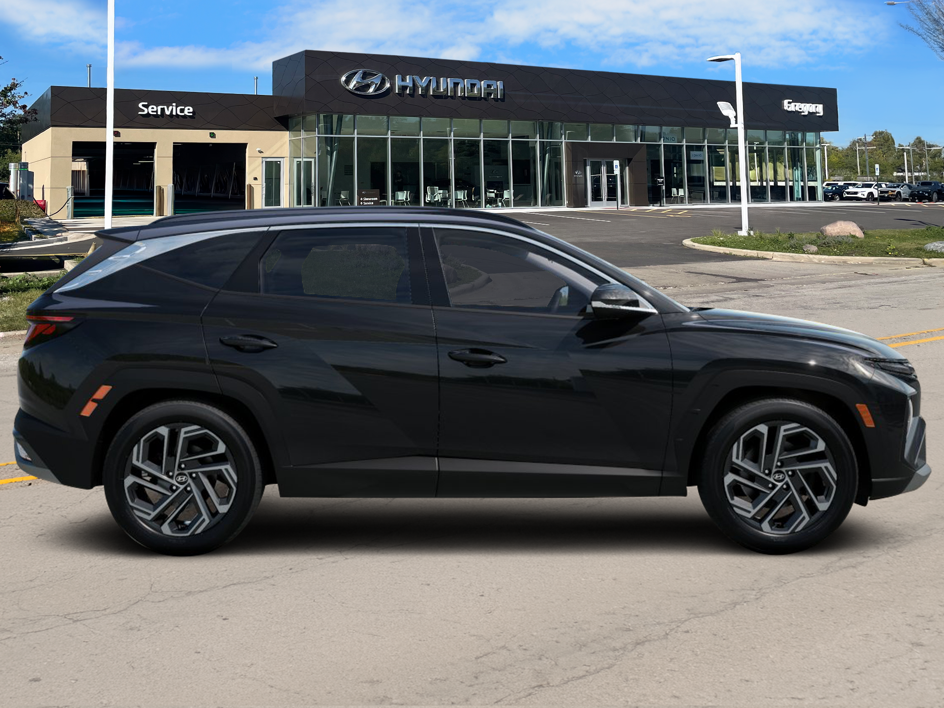 New 2026 Black Hyundai SEL Plus AWD image 6