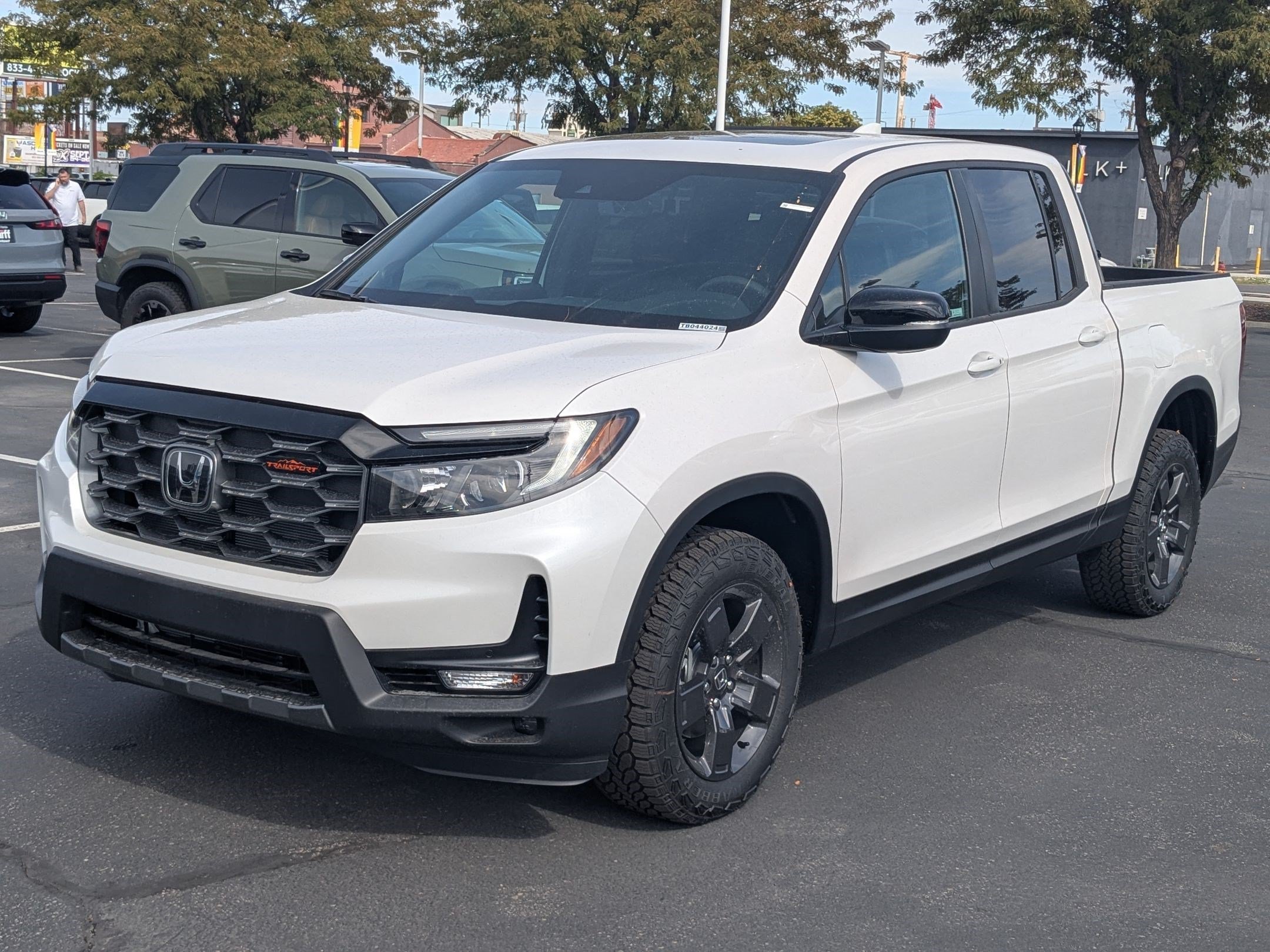 New 2026 Platinum White Pearl Honda TrailSport image 8