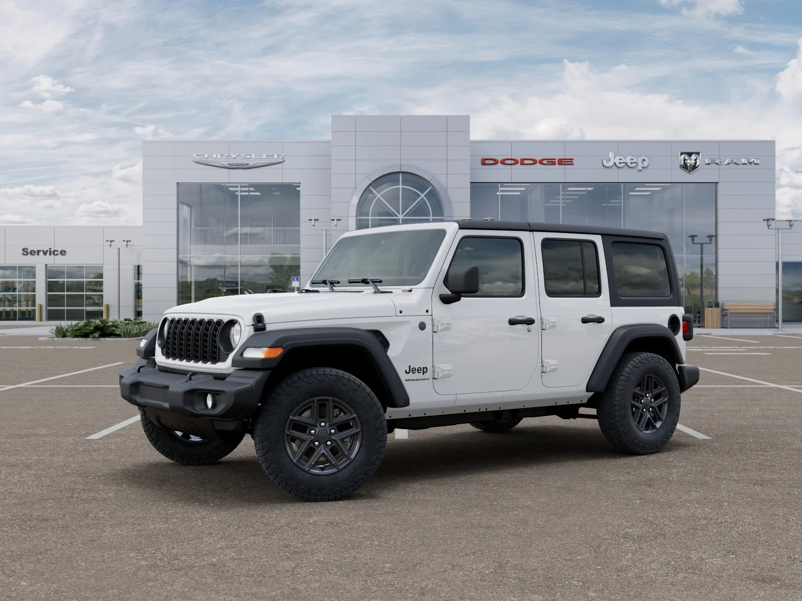 New 2026 Bright White Clearcoat Jeep Sport S image 29
